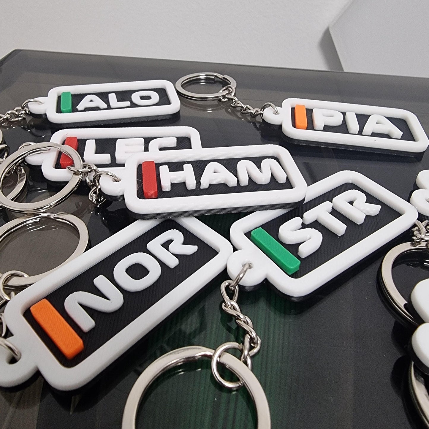 Llaveros de pilotos para los fans de la velocidad