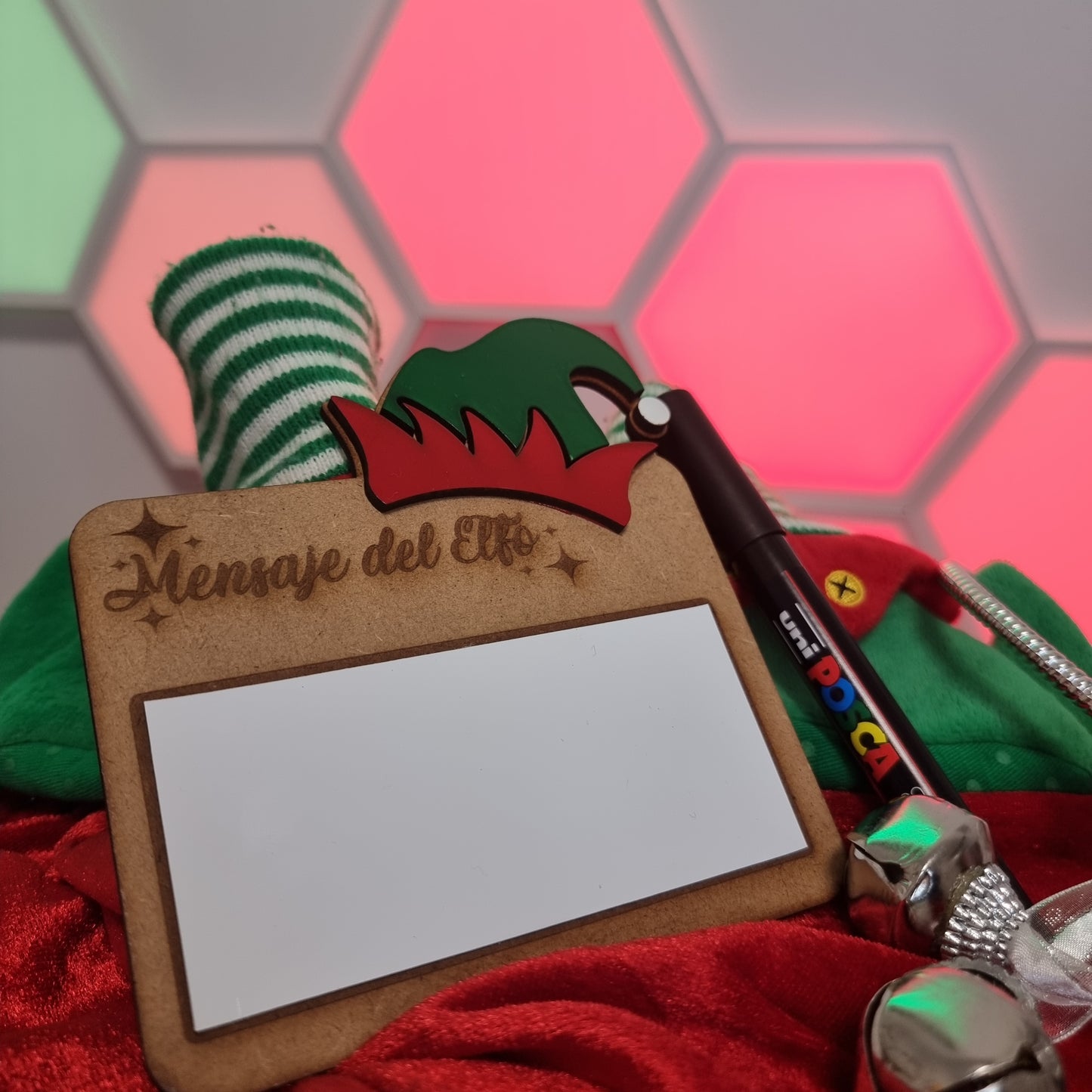Pizarra del Elfo Mágico de Navidad (Elf on the Shelf)