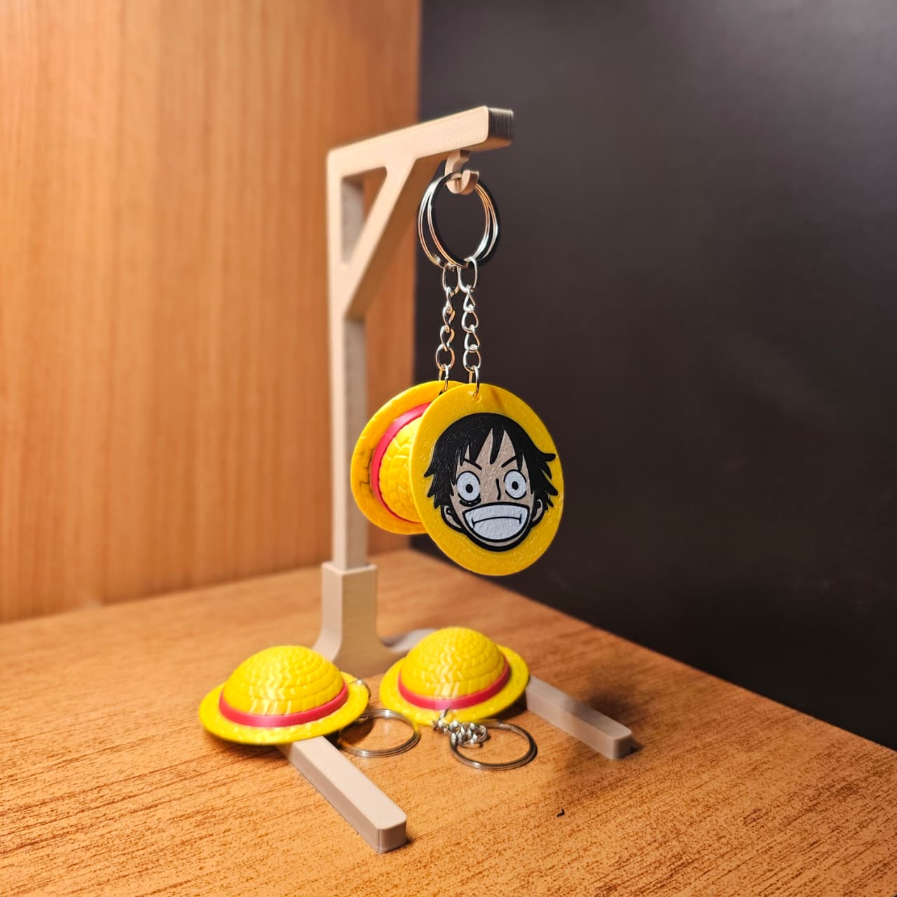 Llavero One Piece Luffy Sombrero de Paja – Impreso en 3D