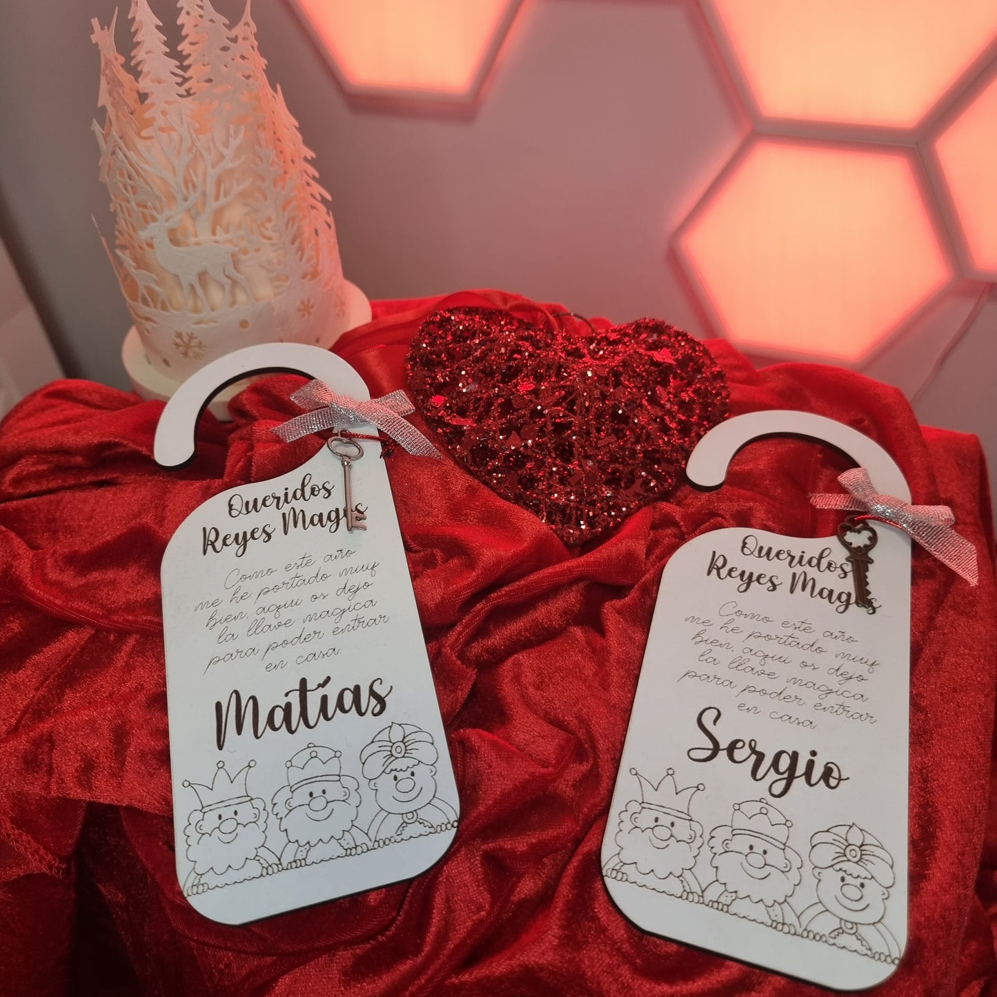 🎄 Llave Mágica de los Reyes Magos Personalizada 🎅