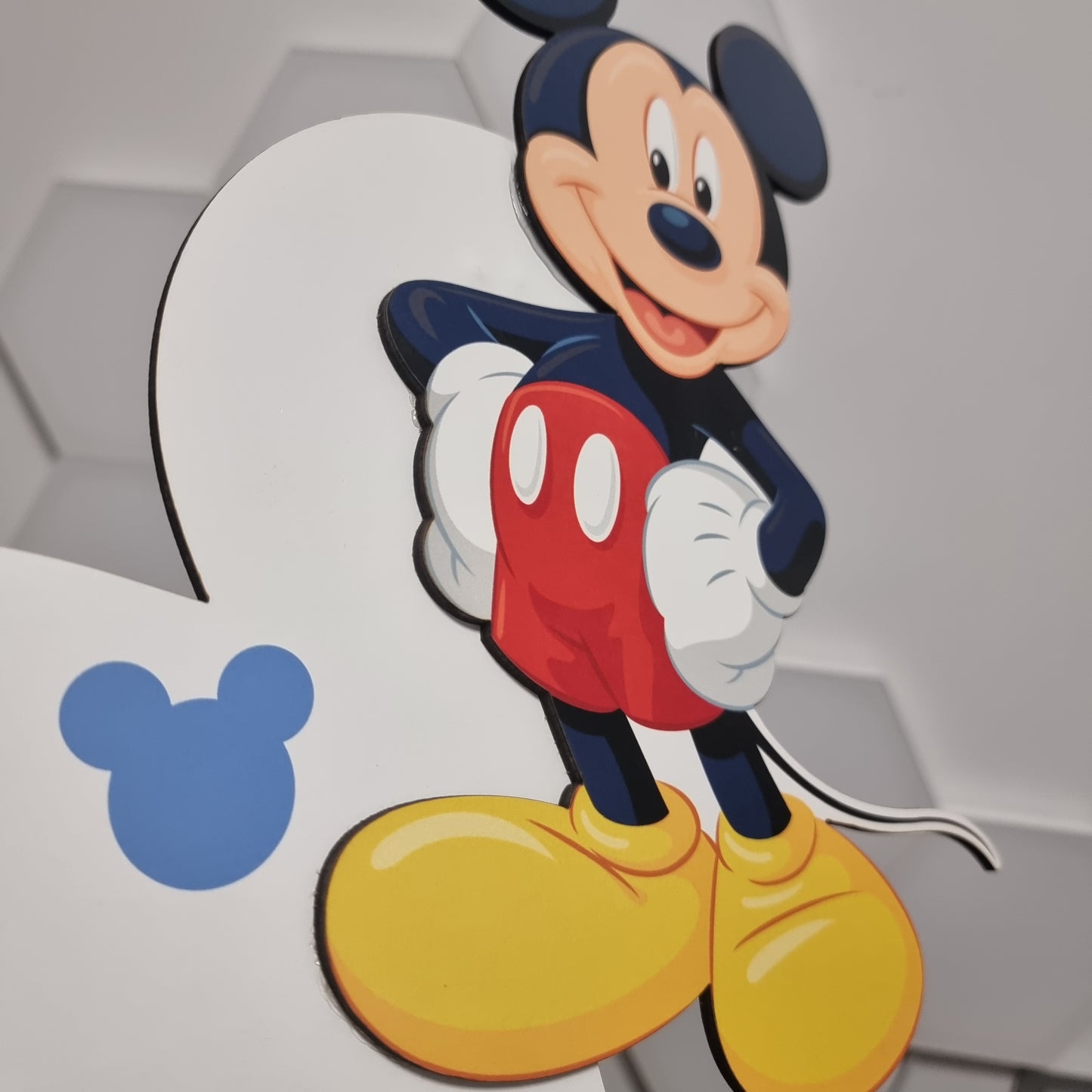 Mickey Mouse Personalizado de Madera - Decoración Infantil