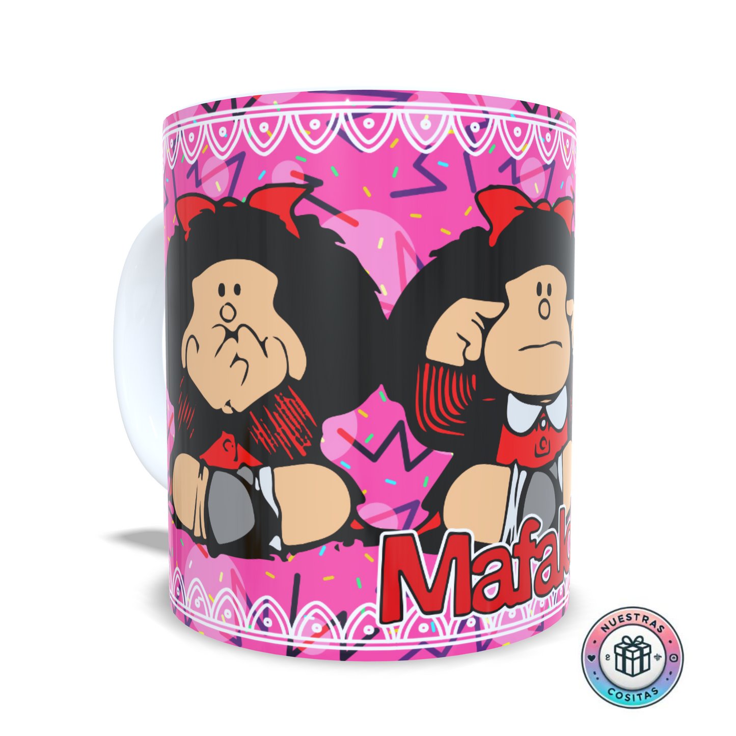 Taza personalizada Mafalda – Diseño exclusivo inspirado en la icónica historieta