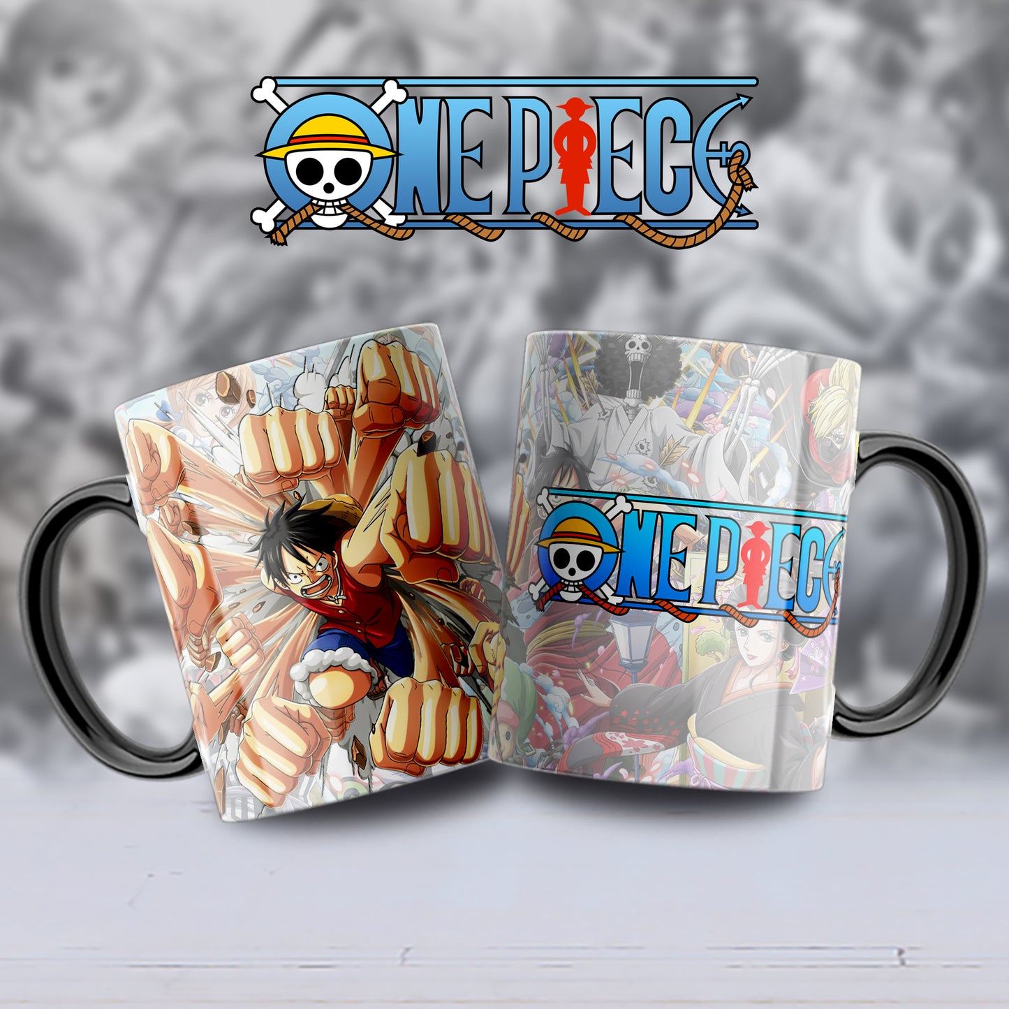 Taza One Piece – Monkey D. Luffy en modo Gear