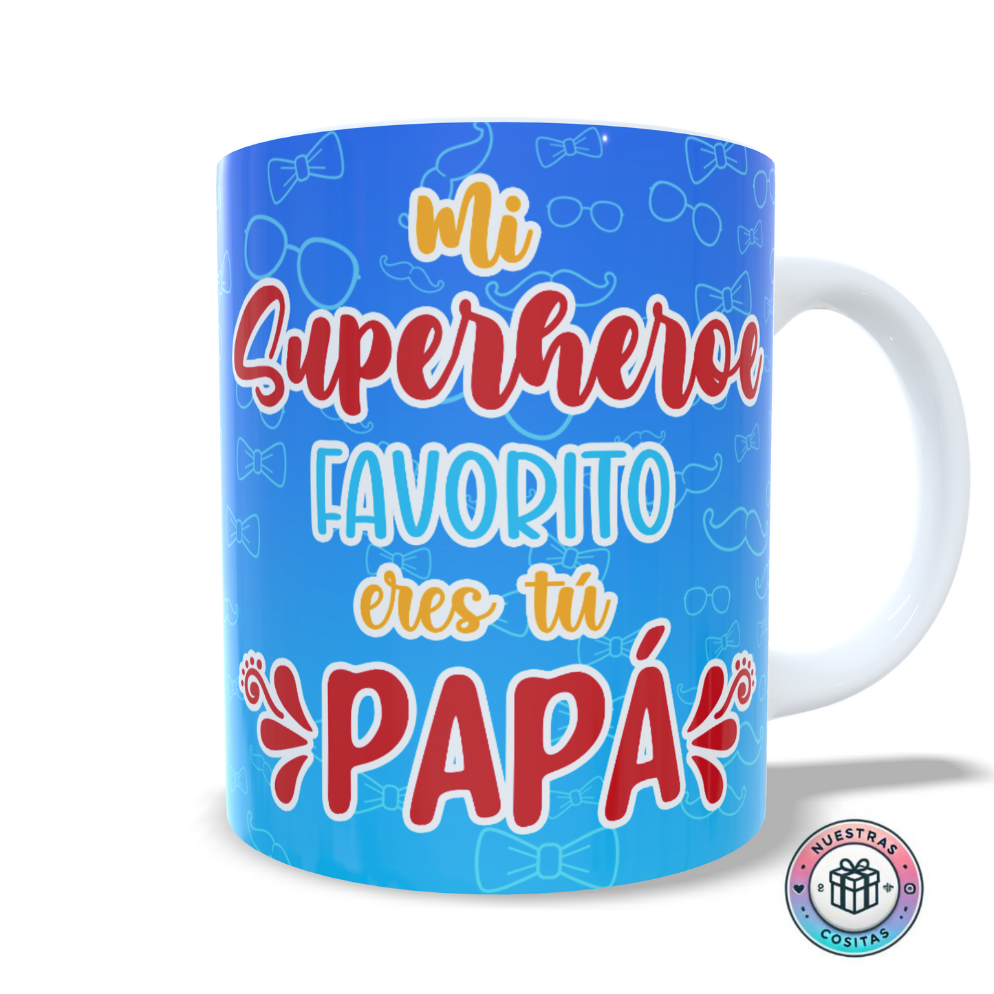 Taza personalizada "Mi Superhéroe Favorito eres tú, Papá"