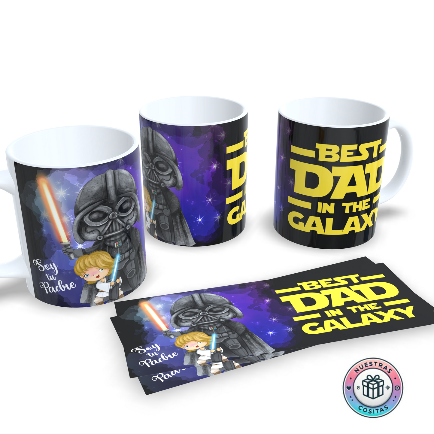 Taza Día del Padre – Estilo Star Wars “Best Dad in the Galaxy”