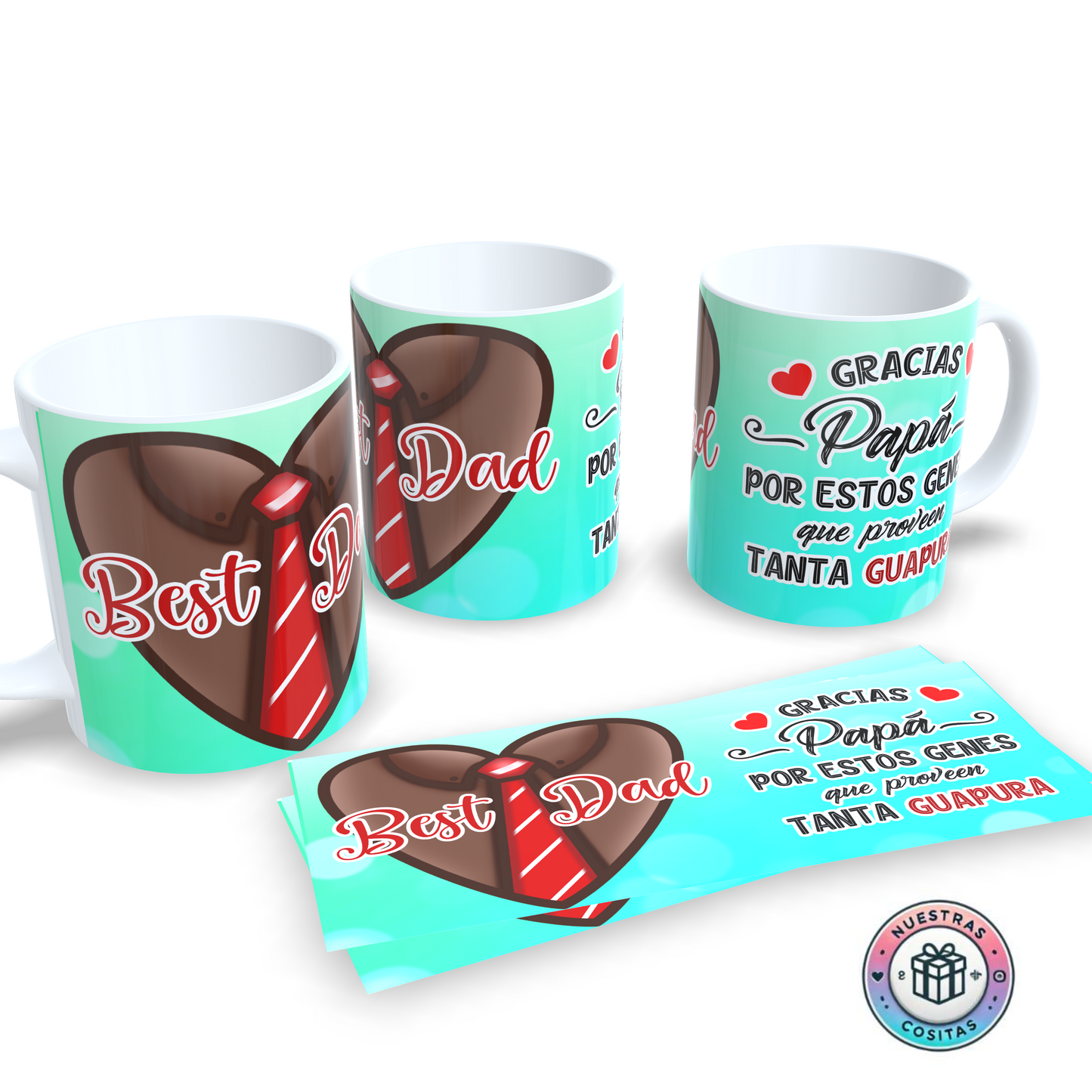 Taza Día del Padre – “Gracias Papá por estos genes”