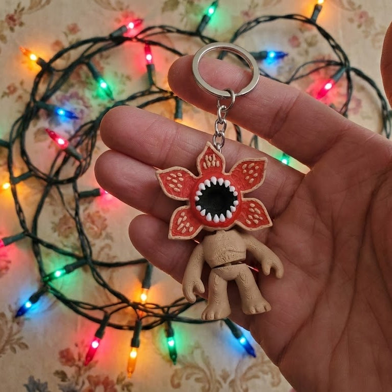 Llavero Demogorgon del Upside Down - Figura Impresa en 3D Multicolor