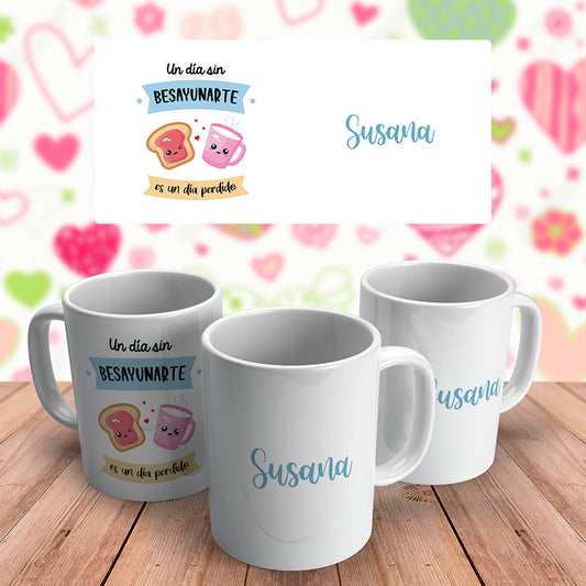 Taza "Amor con Humor" - Frases Divertidas - Diseño 2