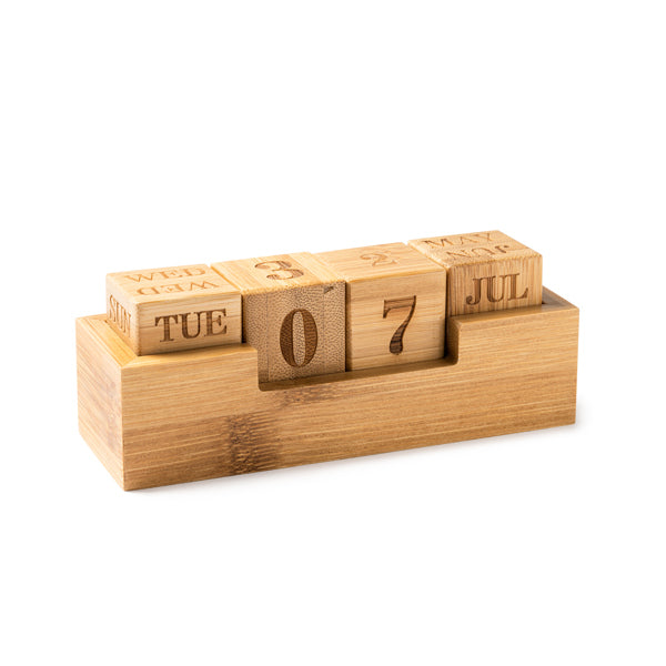 Calendario perpetuo de bambú