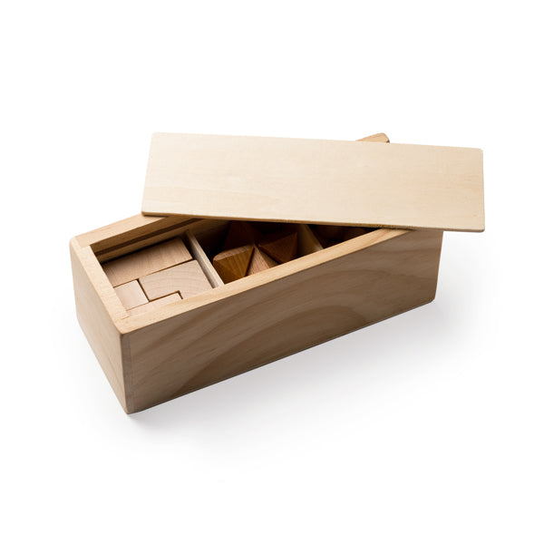 Set de 3 juegos de habilidad de madera · Crudo