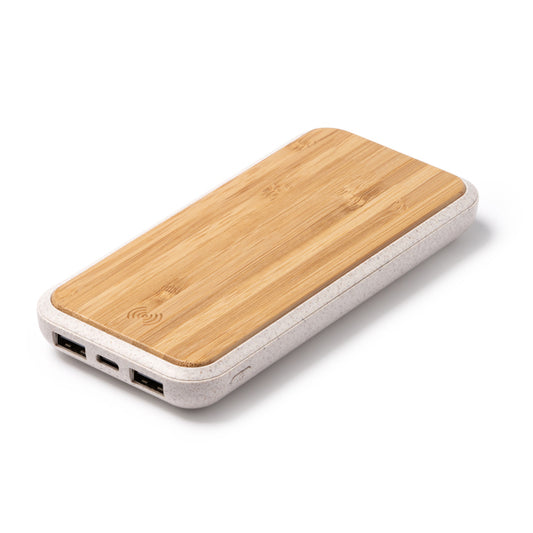 Batería externa 10000 mAh con carga inalámbrica
