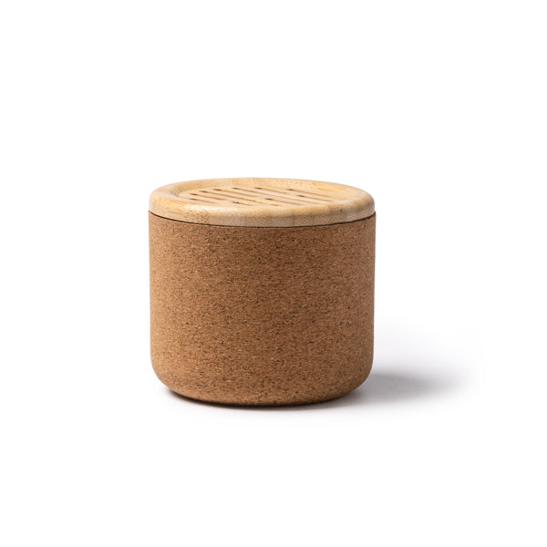 Altavoz Bluetooth de corcho y bambú · Crudo