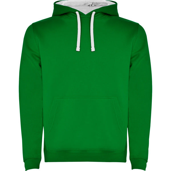 Sudaderas Urban · Verde Kelly/Blanco