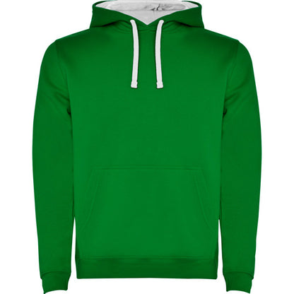 Sudaderas Urban · Verde Kelly/Blanco