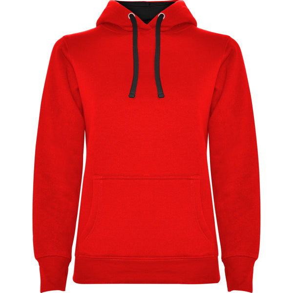 Sudaderas Urban Woman · Rojo/Negro