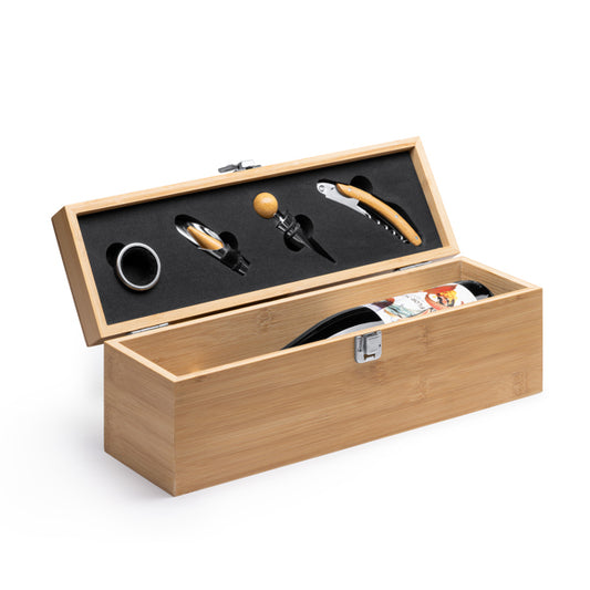 Estuche de vino grabado personalizado