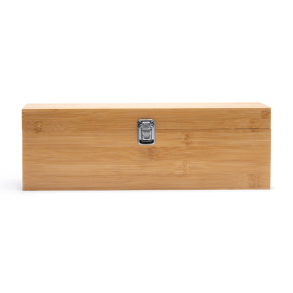 Estuche de vino grabado personalizado · Crudo