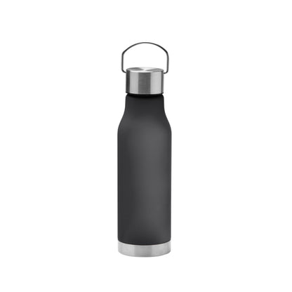 Botella de RPET efecto hielo 600 ml · Negro
