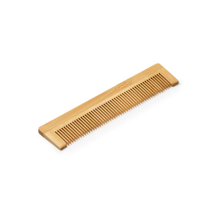 Peine de bambú de bolsillo