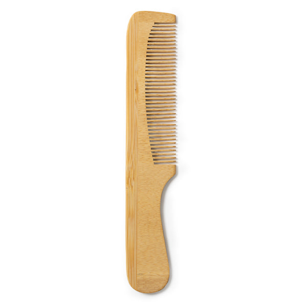 Peine de bambú con mango · Bambu