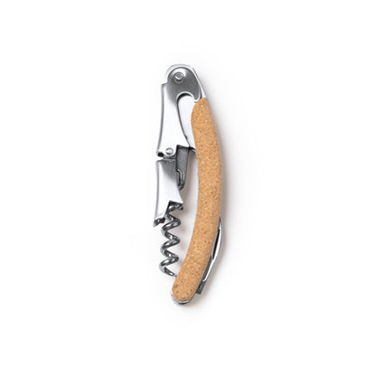 Sacacorchos de camarero con mango de corcho · Crudo