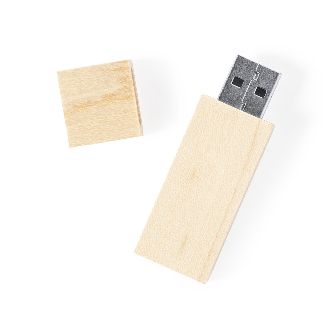 Memoria USB 16GB de madera