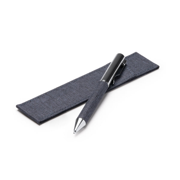 Bolígrafo giratorio con funda de RPET