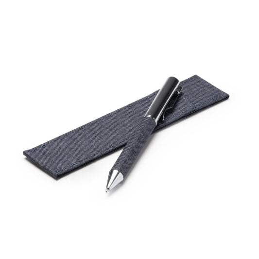 Bolígrafo giratorio con funda de RPET