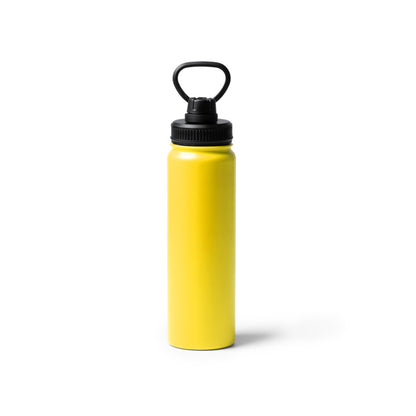 Botella deportiva de acero inoxidable 750 ml · Amarillo