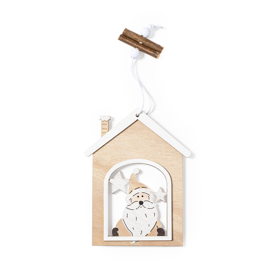 Adorno navideño de madera Papá Noel o reno · Papa Noel