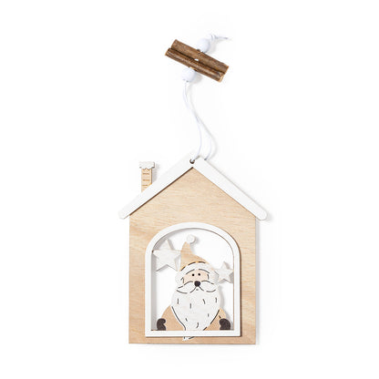 Adorno navideño de madera Papá Noel o reno · Papa Noel