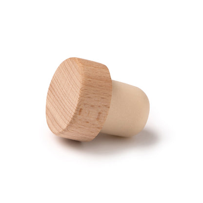 Tapón de madera para botellas de vino