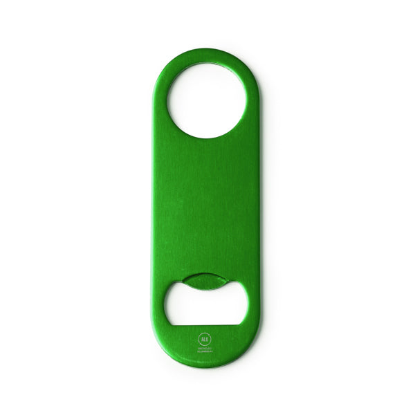 Abridor clásico de aluminio reciclado · Verde Helecho