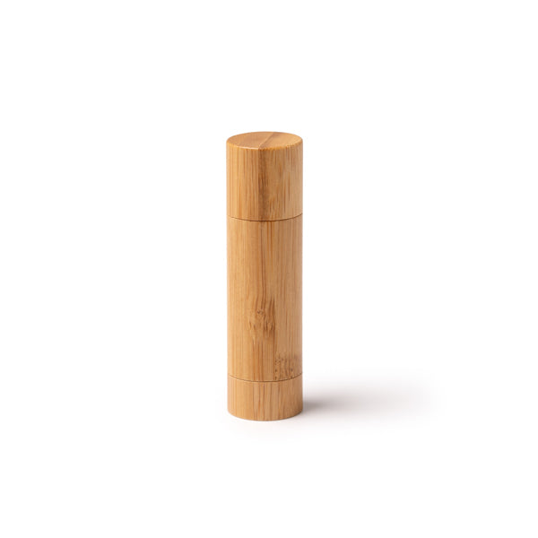 Bálsamo labial en estuche de barra de bambú · Crudo