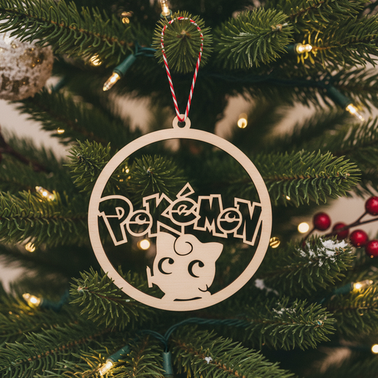 Bola de navidad Jigglypuff madera Nº14