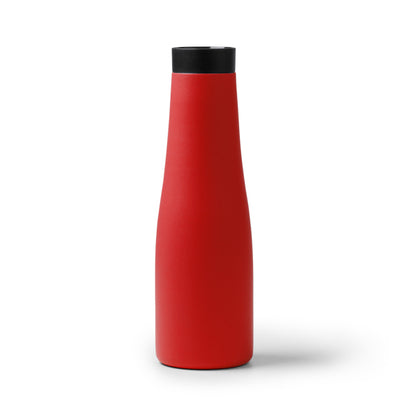 Botella térmica mate 600 ml con tapón 360º · Rojo