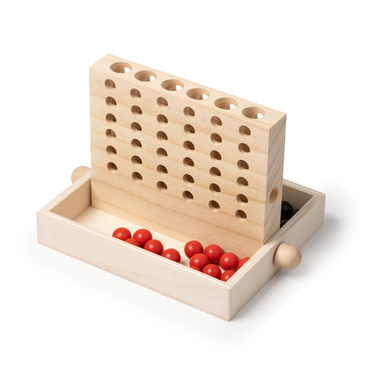Cuatro en raya de madera