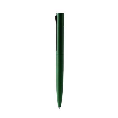 Bolígrafo de ABS y aluminio reciclados con clip pulsador · Verde Oscuro