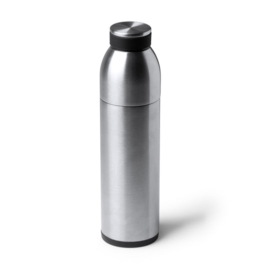 Botella 2 en 1 con vaso térmico de acero inoxidable