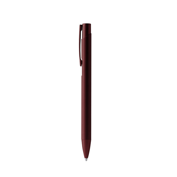 Bolígrafo metálico mate fino · Rojo Oscuro