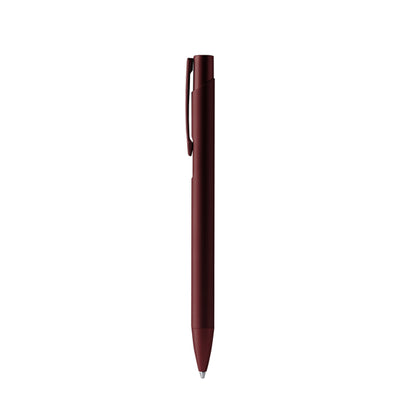 Bolígrafo metálico mate fino · Rojo Oscuro