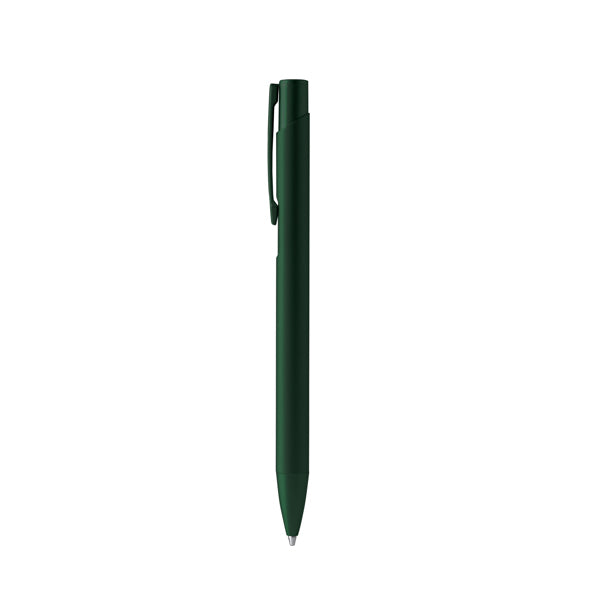 Bolígrafo metálico mate fino · Verde Oscuro