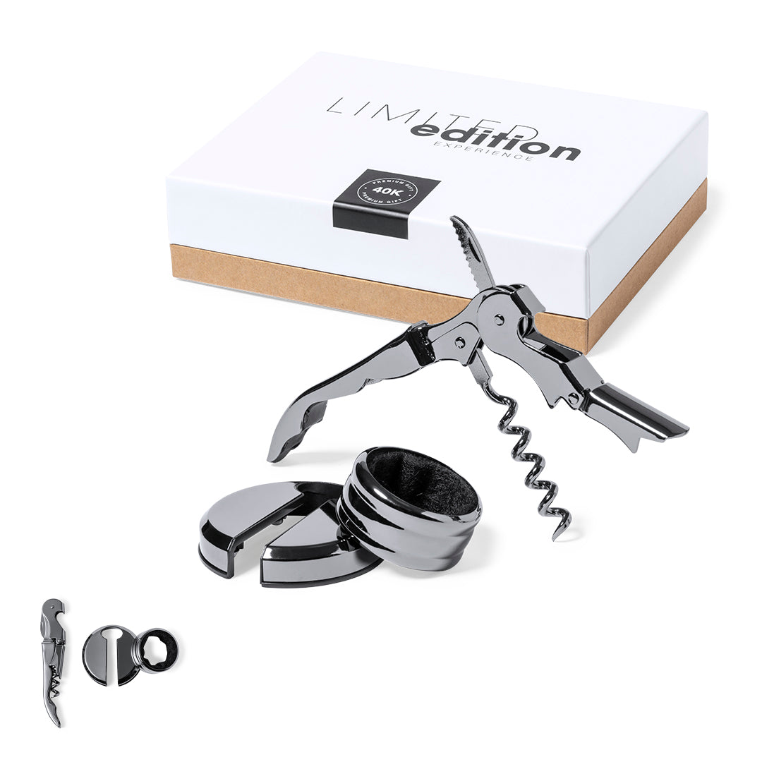 Set de vino negro brillo Limited Edition