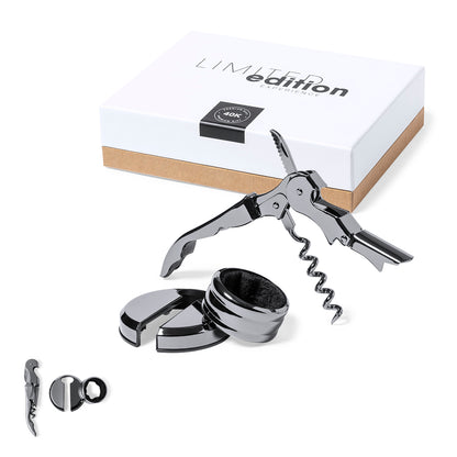 Set de vino negro brillo Limited Edition