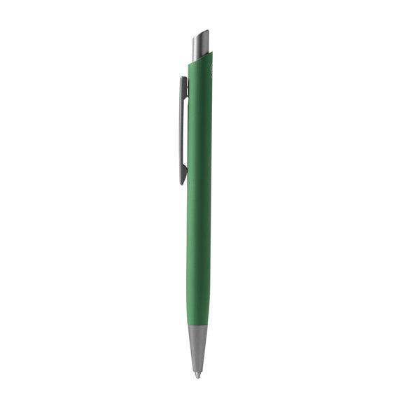 Bolígrafo de aluminio reciclado tacto suave · Verde Helecho