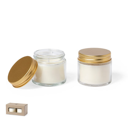 Set velas aromáticas de fresia