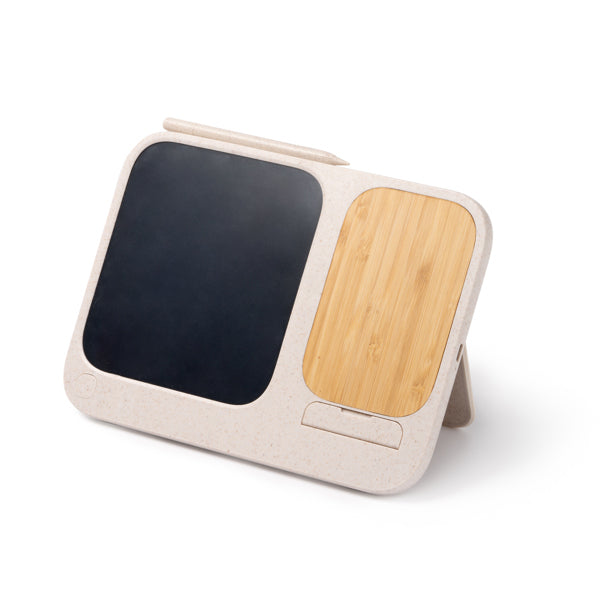 Pizarra digital de 6" con cargador inalámbrico