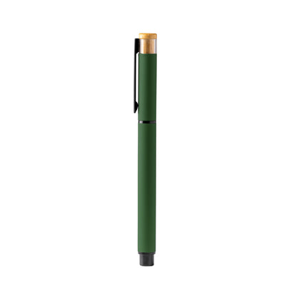 Roller de aluminio reciclado con detalle de bambú · Verde Oscuro