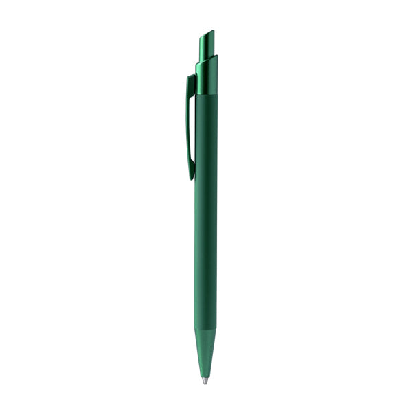 Bolígrafo de aluminio reciclado mate tacto suave · Verde Oscuro