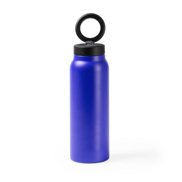 Botella térmica 750 ml con soporte magnético para móvil · Royal